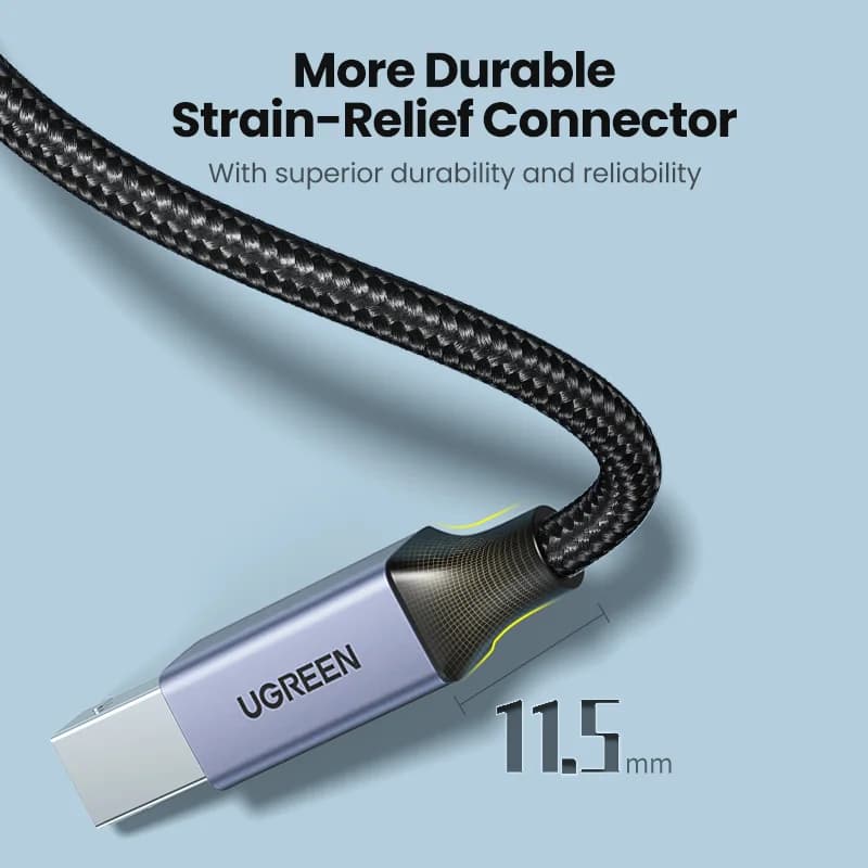 USB-C uz USB Type-B 2.0 printeru kabelis