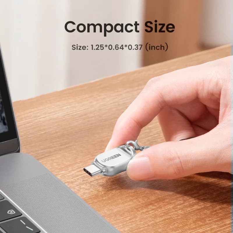 USB-C uz Micro SD kartes lasītājs, USB 3.0 OTG