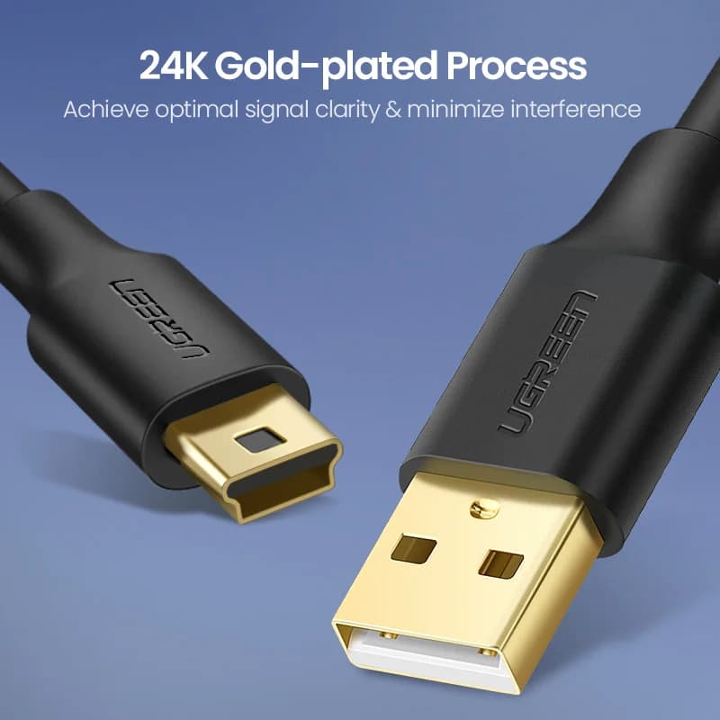 Mini USB uz USB datu un uzlādes kabelis