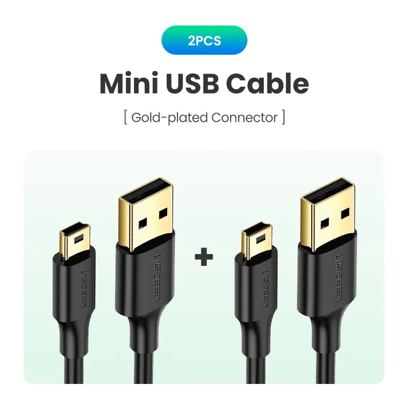 Mini USB uz USB datu un uzlādes kabelis