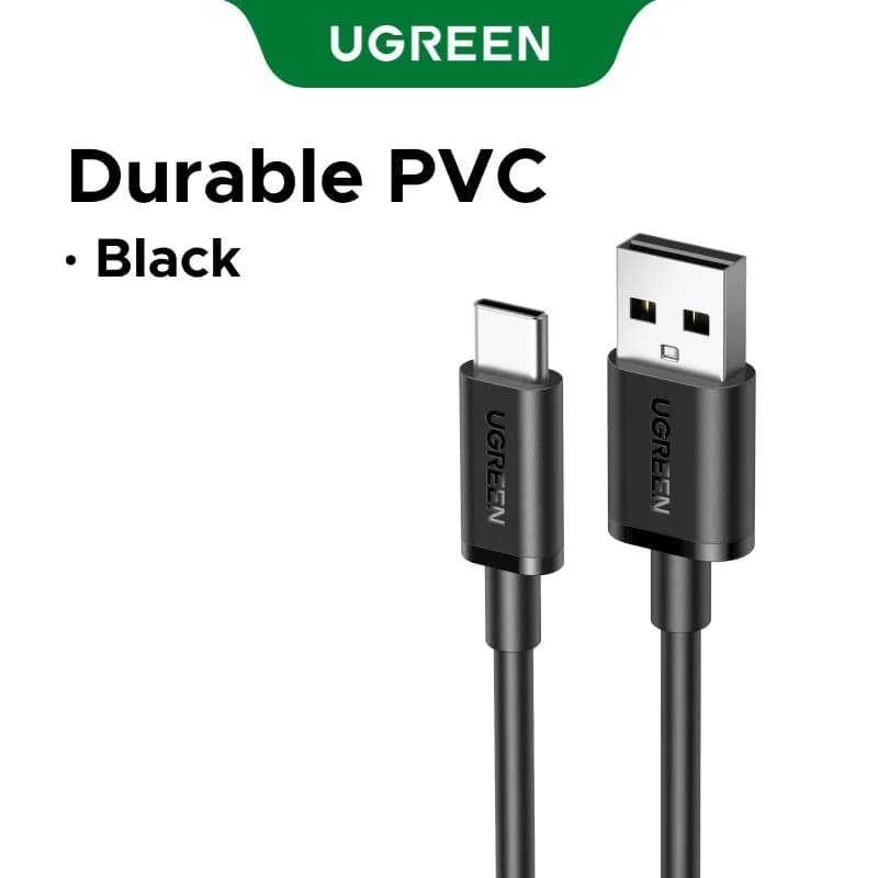 USB-A uz USB-C kabelis, 3A, 0.25-3m