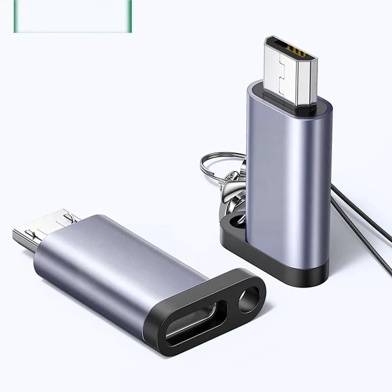 USB-C uz Micro-USB Sievietešu-Vīrietišu Adapteris