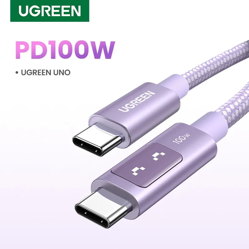 USB-C uz USB-C kabelis, 100W PD, daudzkrāsu