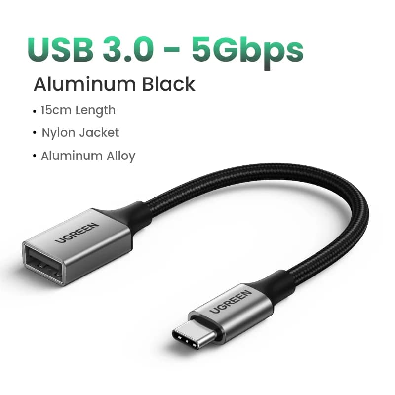 USB-C uz USB 3.0 OTG datu adapteris