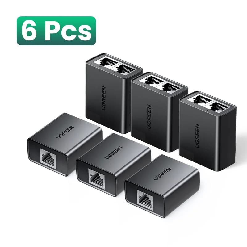 RJ45 Ethernet sadalītājs 1 uz 2 tīkla adapteris