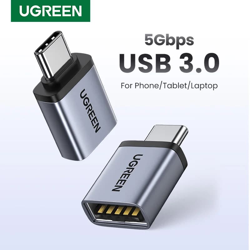 USB-C uz USB-A sieviešu OTG adapteris