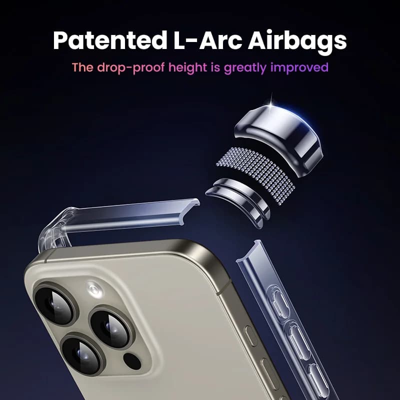 Triecienizturīgs caurspīdīgs aizsargvāciņš iPhone