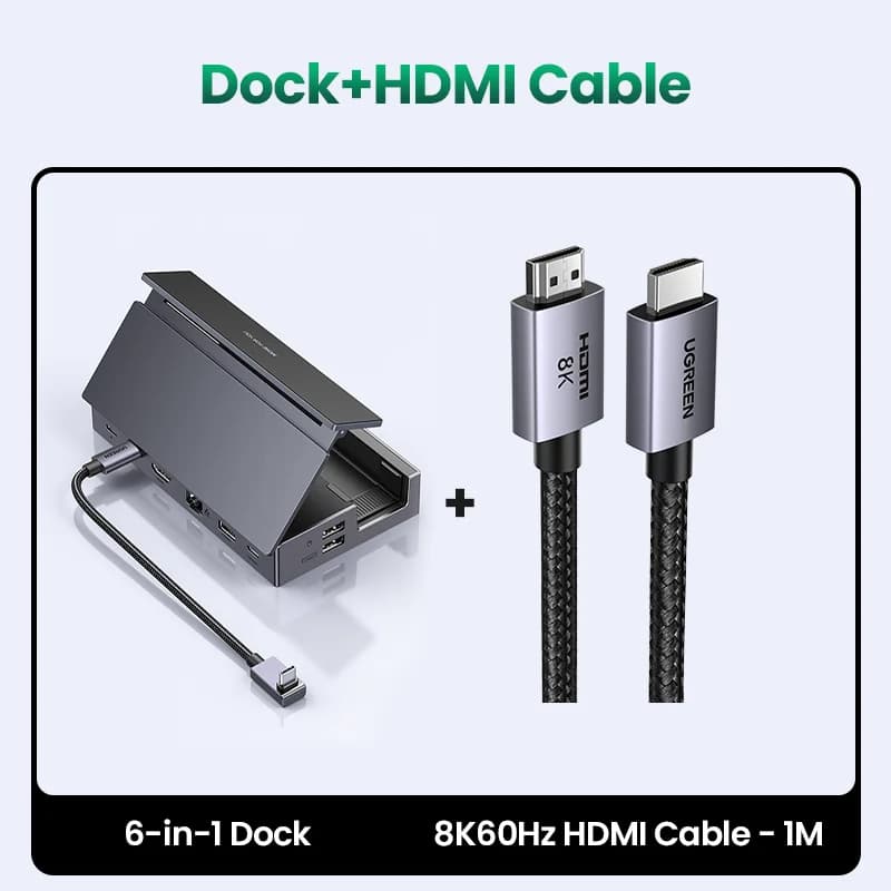 Steam Deck dokstacija ar HDMI