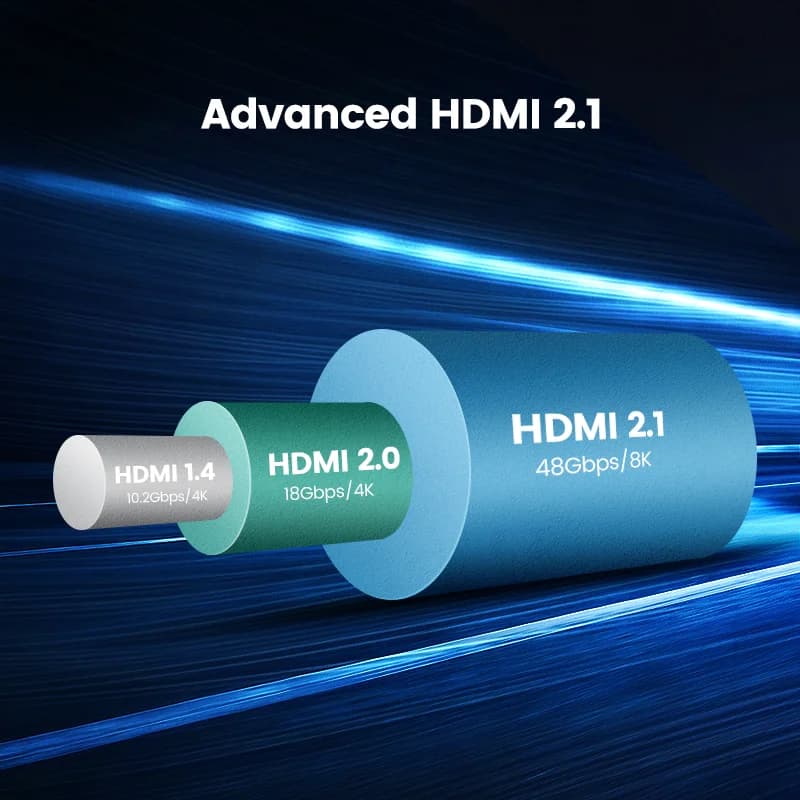 8K HDMI kabelis, 48Gbps augstas veiktspējas
